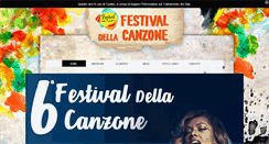 Desktop Screenshot of festivaldellacanzone.it